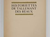a book with the title of historiettetes de tallemant des reaux