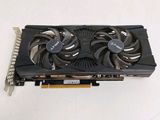 a close up of a video card on a table