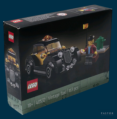 a box of legos with a toy car in it