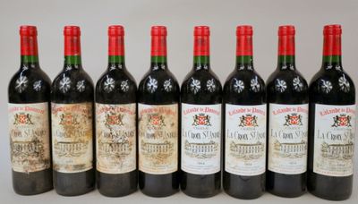 8 bouteilles Château La Croix Saint André, Lalande de Pomero…
