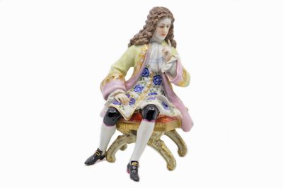 ALLEMAGNE FÜRSTENBERG (Basse-Saxe) Statuette en porcelaine é…