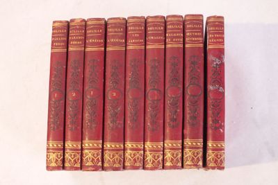 DELILLE (Jacques) - Lot de 9 volumes in-16 édités à Paris ch…