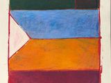 an image of a painting with different colors on a white background