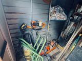 an image of a garage with tools in it