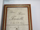 a picture of a framed picture on the wall of a room