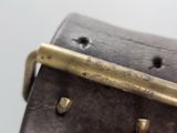 a close up of a belt with a buckle on it