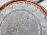 a close up of a metal object on a table