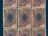 six square coasters with a picture of a black hole in the middle of them