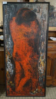 Claude LEGRAND "La respiration de l'Amour" - huile sur toile…