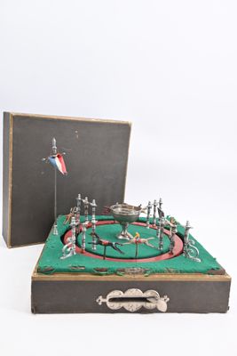 a box that has a game on it and a box with a flag on it