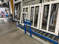 2 portiques de translation pour vitrage sur rail