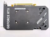 a close up of a graphics card on a white surface