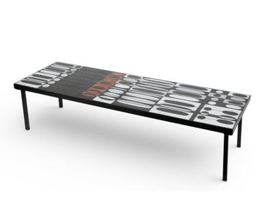 Roger CAPRON (1922-2006) Table basse, circa 1960, à plateau …