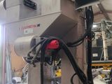 a machine that is sitting inside of a building