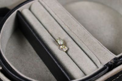 une bague dans un écrin contenant une autre bague