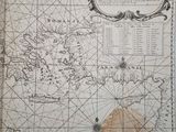 an old map of the british and irish islands
