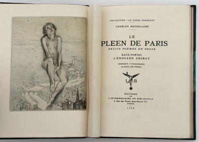 un livre ouvert sur lequel figure le dessin d'une femme nue assise sur un rocher