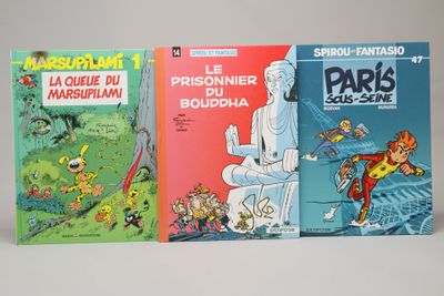 FRANQUIN et al.: 2 vol. de Spirou et Fantasio et 1 du Marsup…