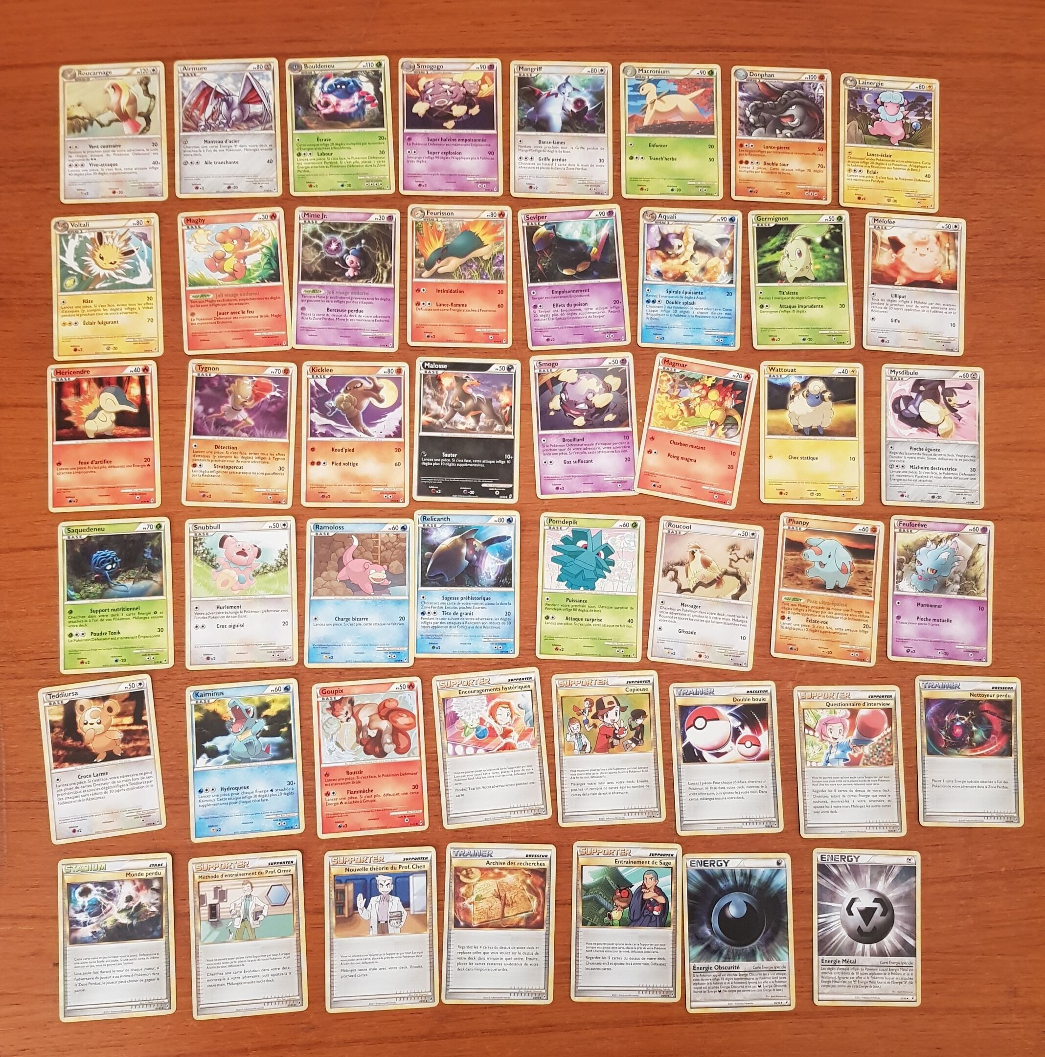 POKEMON - 47 cartes sans double appel des légendes