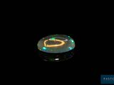 an image of a glowing object in the dark