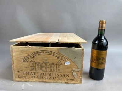 a wooden box with a bottle of wine next to it