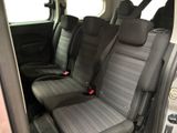 two seats in the back of a car that are empty