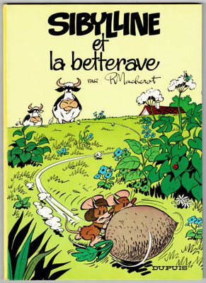 a book with a picture of a mouse and other animals in a field