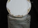 a lot of plates stacked on top of each other