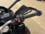 a close up of the handlebars on a motorcycle