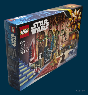 une boîte contenant un ensemble Lego Star Wars
