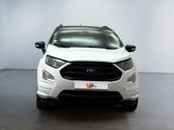 the front of a white ford eco - pace parked in a white room