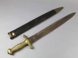 pair of old and rusty knives sitting on a white surface