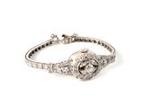 une image représentant un bracelet en diamants sur fond blanc