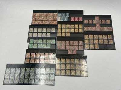 FRANCE. Réunion de timbres type "CERES" dont n°50 à 60.