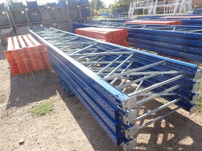 many different types of steel beams on the ground