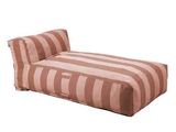 an image of a dog bed with a striped design on it