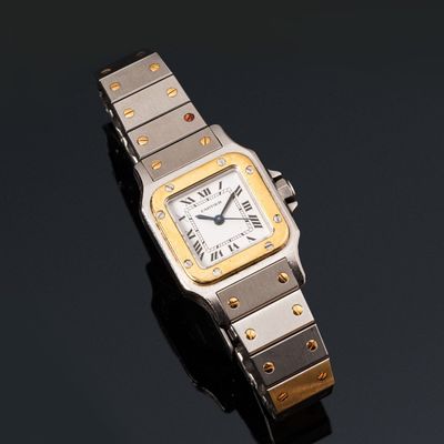 CARTIER SANTOS Montre-bracelet en or 18K (750 millièmes) et … - Photo 1