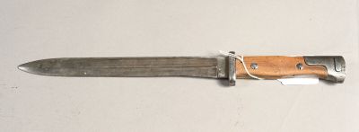 ALLEMAGNE. Baïonnette 1884/98, poignée de bois claire lisse …