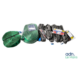 many different types of garden hoses on the ground