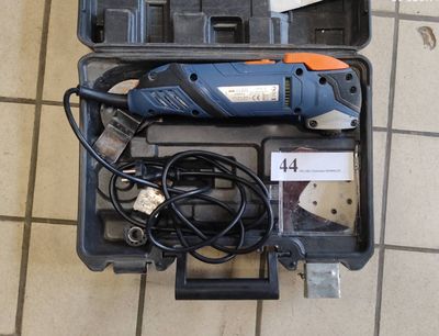 a tool in the case on the tile floor