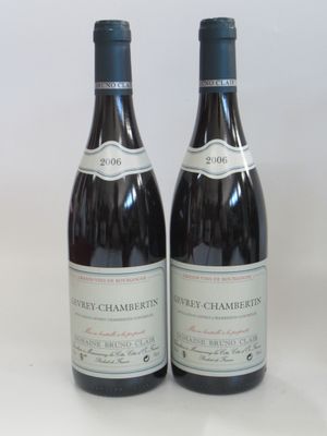 two bottles of wine sitting next to each other on a table