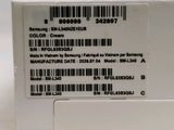 a white box with a barcode on it
