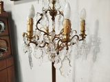 an image of a chandelier that is in a living room