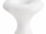 an image of a white vase on a white background