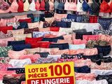 lot de 100 pieces de lingerrie 100 % neuf