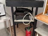 an image of a kitchen with a stove, oven, and other appliances