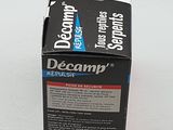 a box of decoamp on a table with a white background