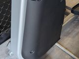 a close up of a stationary exercise bike in a gym