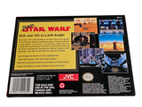 a back cover of a video game with a picture of a star wars scene