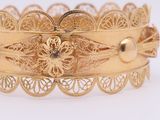 gold bracelet with filigree filigrees and filigrees